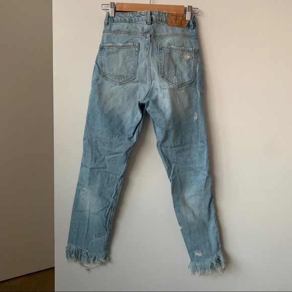 [DONATED] Zara Trafaluc Denim Mom Jeans - Picture 3 of 5